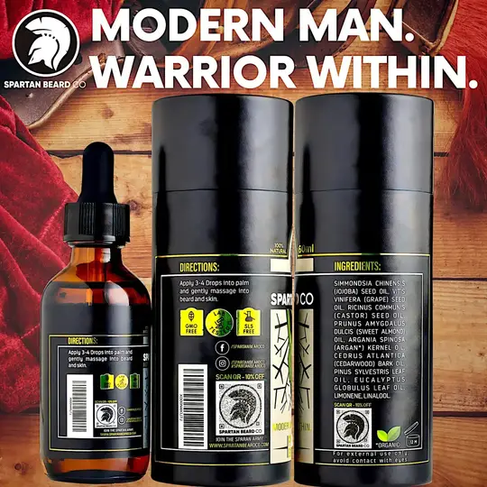 𝗦𝗣𝗔𝗥𝗧𝗔𝗡 𝗕𝗘𝗔𝗥𝗗™ Oil (80% OFF - Pesanan Pertama)