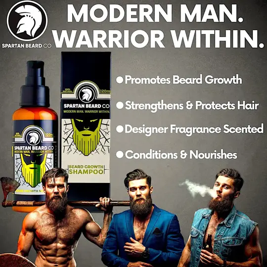 𝗦𝗣𝗔𝗥𝗧𝗔𝗡 𝗕𝗘𝗔𝗥𝗗™ Shampoo (80% OFF - Pesanan Pertama)